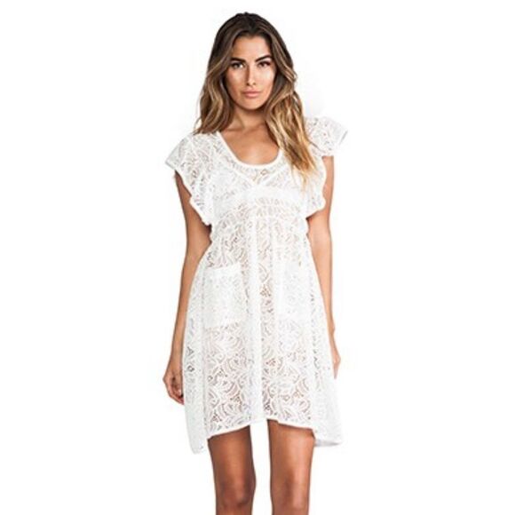 For Love and Lemons Revolve white lingerie - Picture 1 of 7